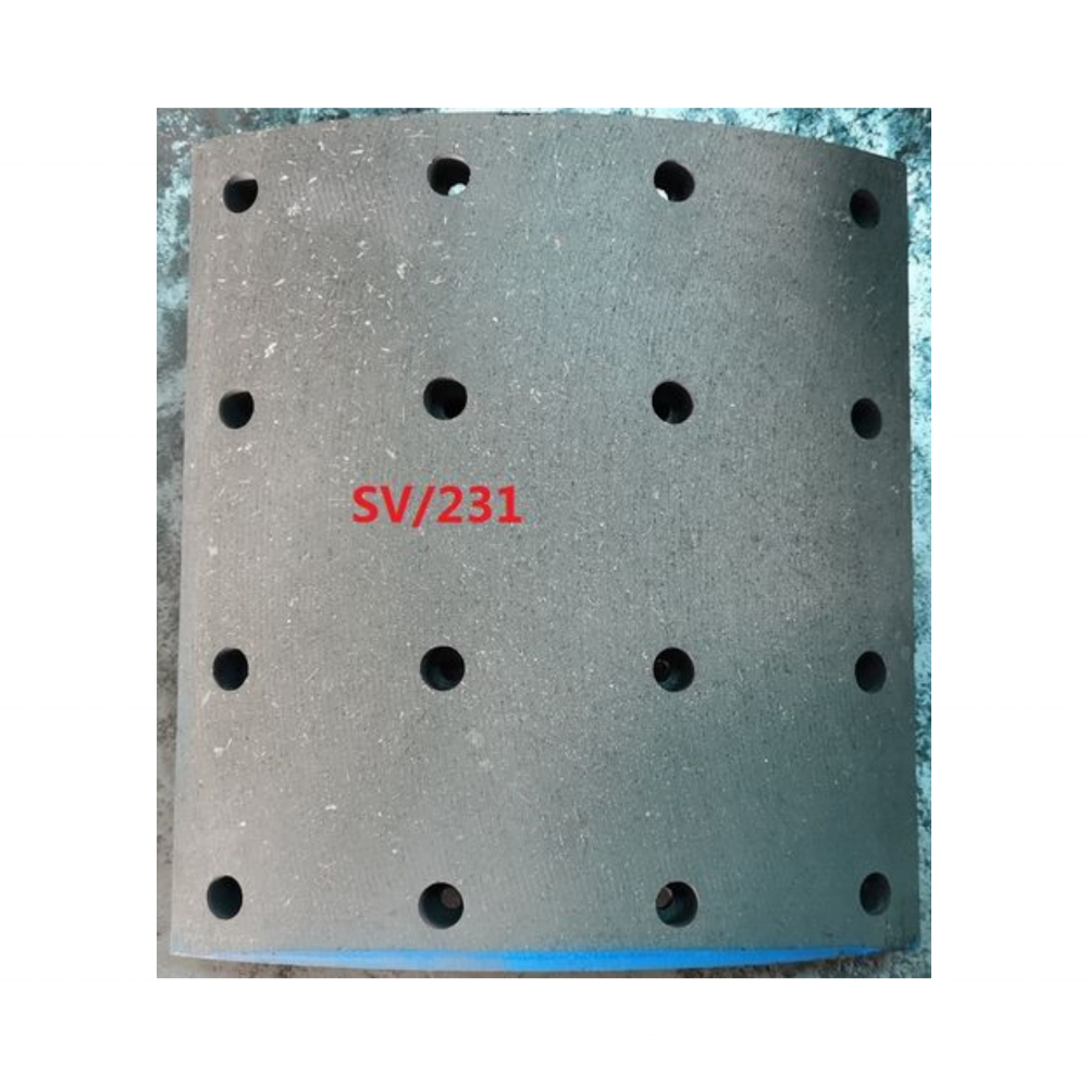 HS 681389 Brake Linings Professional Manufacturer WVA 19931/19932/19933 SV230/SV231 Suitable for scania Heavy Duty Trucks